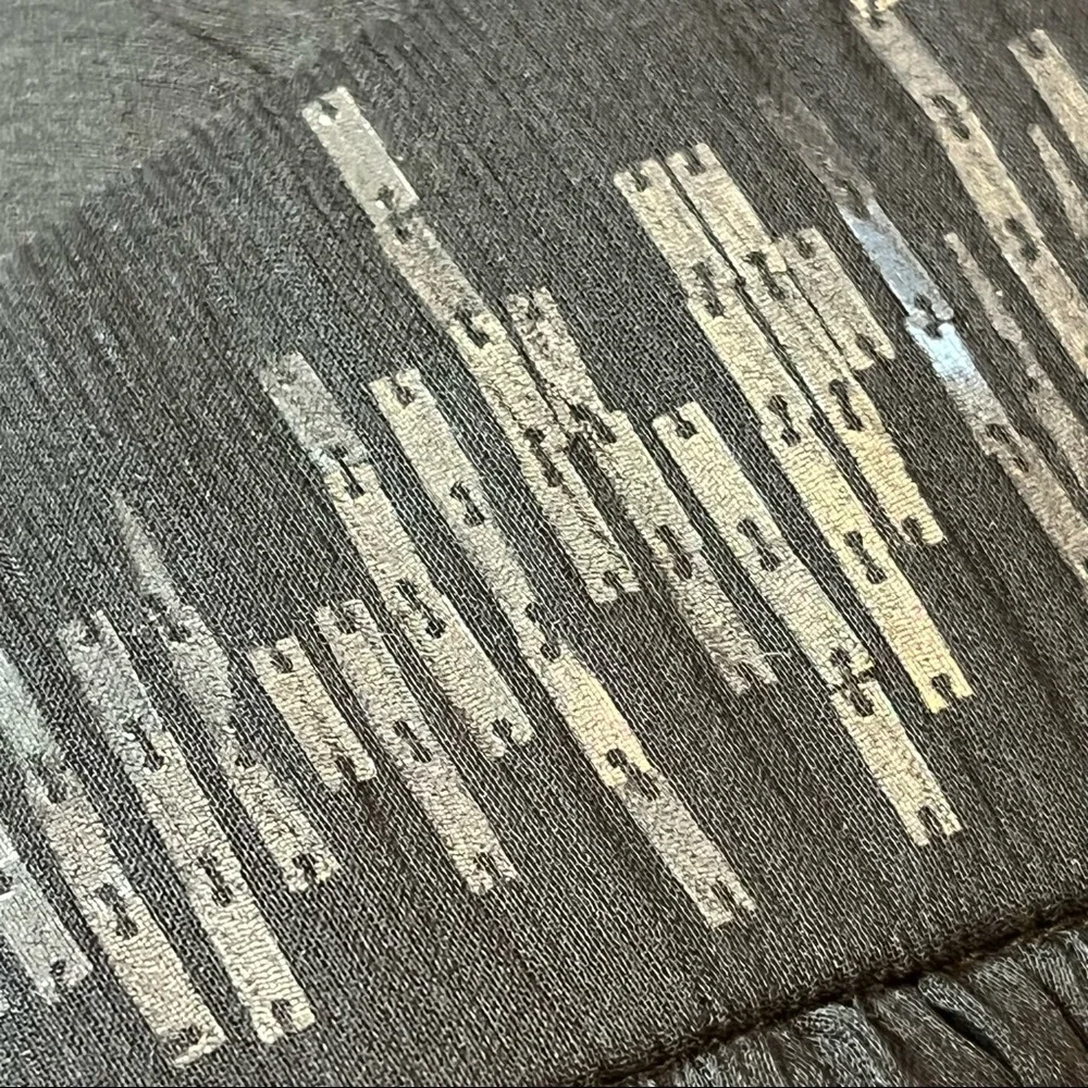 BCBGMaxAzria Black 100% Silk Bubble Skirt Cocktail Dress w/  Beaded Waist Sz 6 - Picture 15 of 17